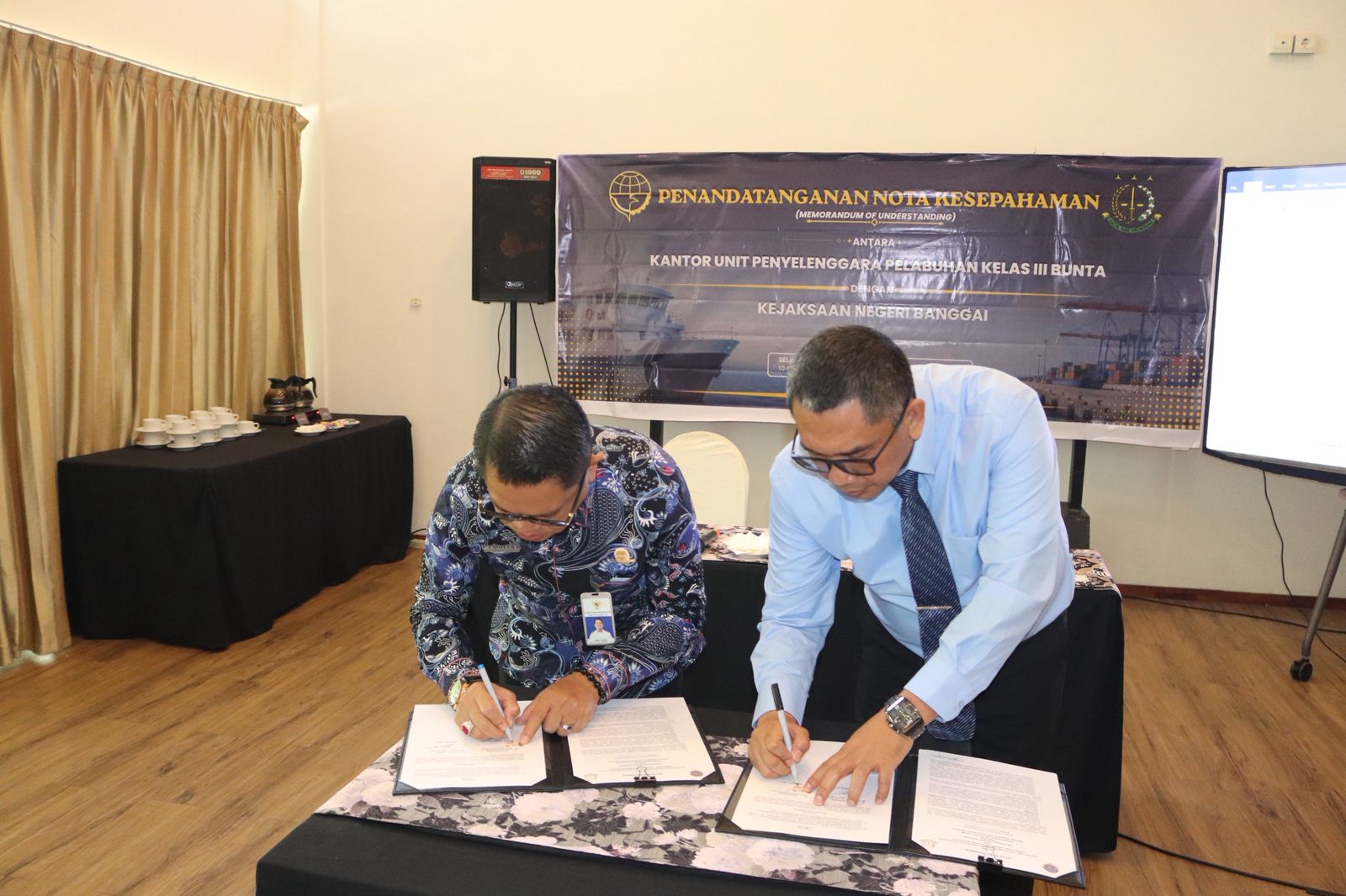 PENANDATANGANAN NOTA KESEPAHAMAN (MOU) ANTARA KANTOR UPP KELAS III BUNTA DENGAN KEJAKSAAN NEGERI BANGGAI